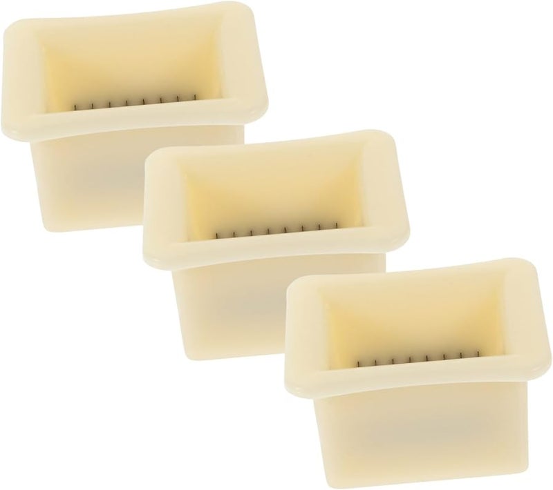 3pcs Handled Vegetable Grater Set with Finger Guard for Potatoes Onions Cheese Easy Clean - Image 1